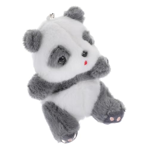 UPKOCH Kuscheliger Panda Schlüsselanhänger Flauschiger üsch Panda Mit Grauer Perlenkette üßes Tierchen Als Schlüsselanhänger Oder Dekoration UPKOCH Kuscheliger Panda Schlüsselanhänger Flauschiger üsch Panda Mit Grauer Perlenkette üßes Tierchen Als Schlüsselanhänger Oder Dekoration von UPKOCH