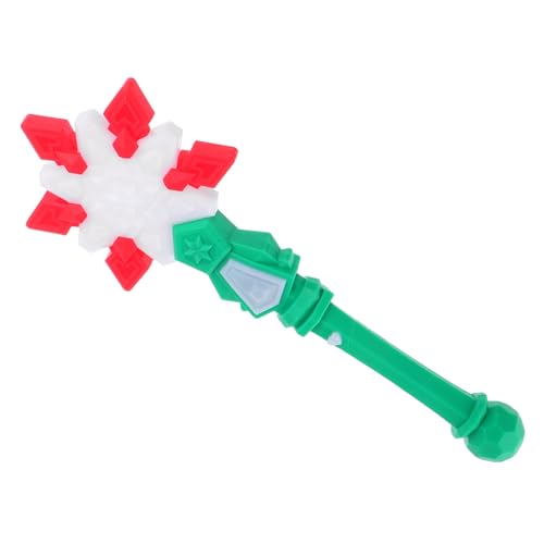 UPKOCH LED Zauberstab Für Prinzessinnen Weihnachts LED Zauberstab Schneeflocken Party Geschenke Geburtstagsparty Party Schneeflocken Leuchtender von UPKOCH