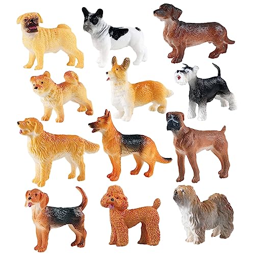 UPKOCH Realistisches Mini-hundestatuen-spielzeugset 12-teilig Hundefiguren Spielset Für Kinder UPKOCH Realistisches Mini-hundestatuen-spielzeugset 12-teilig Hundefiguren Spielset Für Kinder von UPKOCH