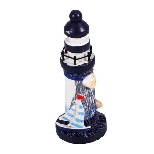 UPKOCH Mini-Leuchtturm-wanddekoration Mediterranes Leuchtturm-Modell Für Die Nautische Dekoration Zu Hause von UPKOCH