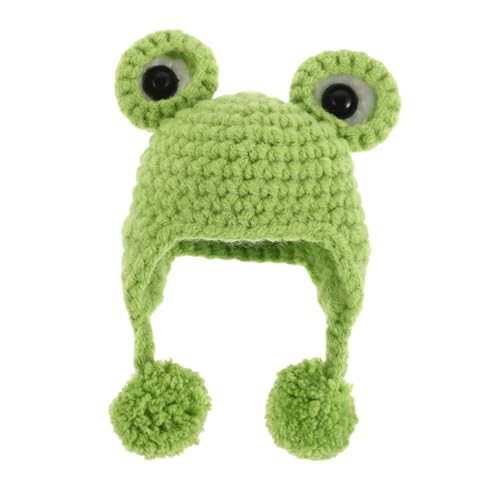 UPKOCH Mini Strickmütze für Puppen Handgefertigt Aus Weichem Garn Kuscheliger Puppenhut Für Bastelprojekte Partyaccessoire Geburtstagsdeko von UPKOCH