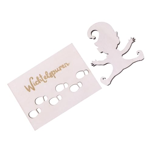 UPKOCH Miniatur Fußabdruck Schablone Aus Holz Niedlicher Gnom Fußabdruck Stencil Für Puppenhäuser Weihnachtsdekoration DIY Bastelprojekte Festliche Home Deko UPKOCH Miniatur Fußabdruck Schablone Aus Holz Niedlicher Gnom Fußabdruck Stencil Für Puppenhäuser Weihnachtsdekoration DIY Bastelprojekte Festliche Home Deko von UPKOCH