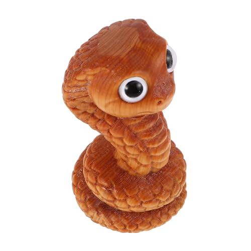 UPKOCH Miniature Holzfigur Schlange Handgefertigtes Holzornament Großer Augen-skulptur Für Schreibtisch-Dekoration Traditionelles Chinesisches Tierzeichen Für Neue Jahr UPKOCH Miniature Holzfigur Schlange Handgefertigtes Holzornament Großer Augen-skulptur Für Schreibtisch-Dekoration Traditionelles Chinesisches Tierzeichen Für Neue Jahr von UPKOCH