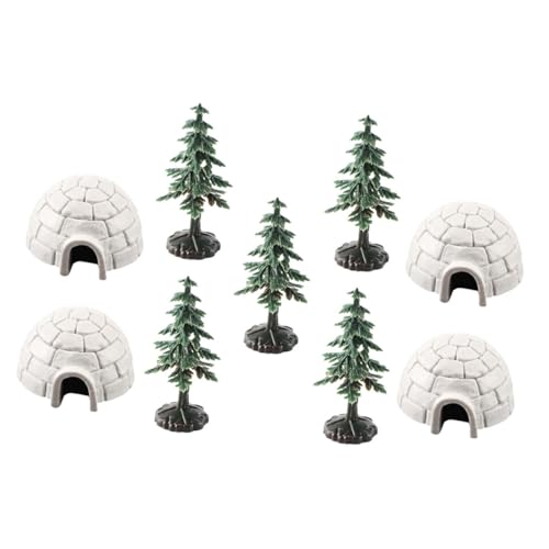UPKOCH Miniature und Weihnachtsbaum Modellset Realistisches Polar Thema Strapazierfähige Kunststofffiguren Vielseitig für Mikrolandschaften Cake Topper und Spielzeugdekoration Teilig UPKOCH Miniature und Weihnachtsbaum Modellset Realistisches Polar Thema Strapazierfähige Kunststofffiguren Vielseitig für Mikrolandschaften Cake Topper und Spielzeugdekoration Teilig von UPKOCH