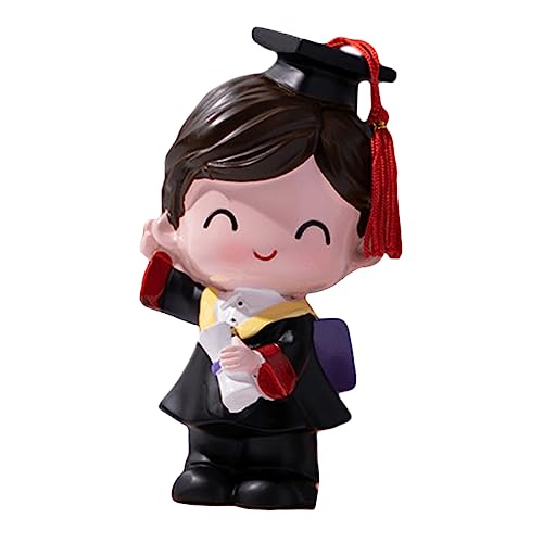 UPKOCH Niedlicher Doktor Kuchen aus Langlebigem Harz Wiederverwendbarer Cake Topper für Abschlussfeier Desserttisch Schmuck Tortendeko für Graduation und Party UPKOCH Niedlicher Doktor Kuchen aus Langlebigem Harz Wiederverwendbarer Cake Topper für Abschlussfeier Desserttisch Schmuck Tortendeko für Graduation und Party von UPKOCH