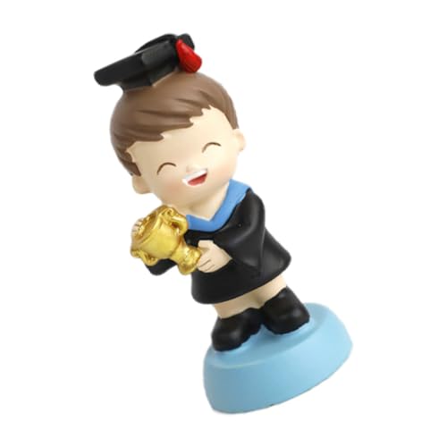 UPKOCH Ornamente Für Jungen Und Mädchen Mini Abschlussfigur Para Cakes Essbare Blätter Zum Dekorieren Von Kuchen Lebensmitteldekorationen Gothic Kuchendekorationen Braut von UPKOCH