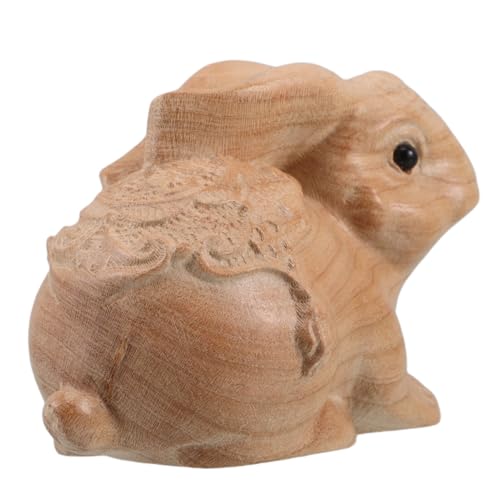 UPKOCH Osterhase aus Holzschnitzerei Dekorative Holzfigur Ostergeschenk Lustige Wohnkultur Gartendekoration Gartenschmuck Kaninchenfigur Statuen für Wohnkultur Hasenornament hölzern Beige UPKOCH Osterhase aus Holzschnitzerei Dekorative Holzfigur Ostergeschenk Lustige Wohnkultur Gartendekoration Gartenschmuck Kaninchenfigur Statuen für Wohnkultur Hasenornament hölzern Beige von UPKOCH