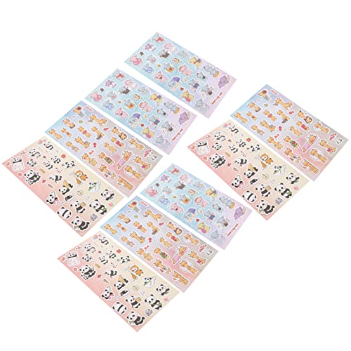 UPKOCH Pädagogische Lehreraufkleber Für Schüler 9 Stück Tieraufkleber Für Karten Blumensträuße Pakete Bonbontüten Geschenkpapier von UPKOCH
