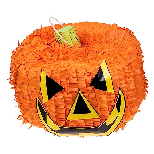 UPKOCH Pinata- Taschenfüller Für Halloween-partys Gruselige Geister-pinata Halloween-pinata Für Halloween-partybevorzugungsgeschenk Halloween-partygeschenk Papier Orange von UPKOCH