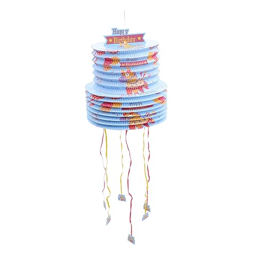 UPKOCH Piñata spaß the spielzeuge the surprise Attraktiv Kleinkinder Geburtstag Party Neon Pinata- aus Papier Laternen-Pinata- für Blue von UPKOCH