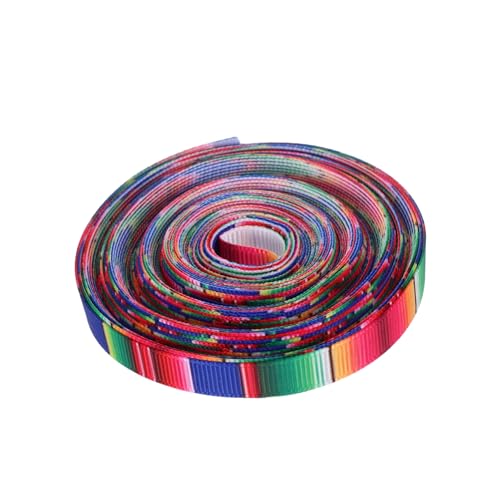 UPKOCH Polyester Mexikanische Partyband Breit Yards Buntes Fiesta Geschenkband für Dekorationen Haaraccessoires und Diy Bastelbedarf mit Traditionellem Serape Muster UPKOCH Polyester Mexikanische Partyband Breit Yards Buntes Fiesta Geschenkband für Dekorationen Haaraccessoires und Diy Bastelbedarf mit Traditionellem Serape Muster von UPKOCH