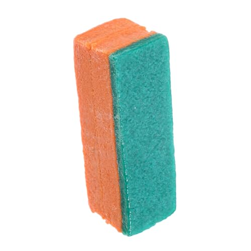 UPKOCH Professioneller Skateboard Reinigungsradierer Multifunktionaler Radiergummi für Skateboard Tennisschläger und Schuhsohlen Kompakt und Tragbar Farbenfrohes Design Grün Orange von UPKOCH