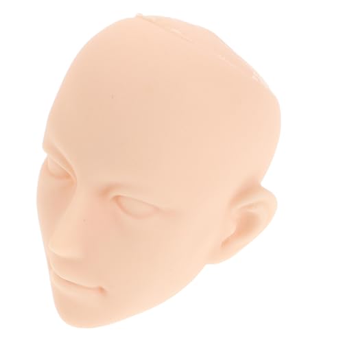 UPKOCH Puppen Neulackierset Vinyl Puppenkopf Schaufensterpuppenkopf Für Make Up Und Wimpernverlängerung Übungskopf Für Kosmetik Training Flachkopf Modell Für Kreative Anwendungen von UPKOCH