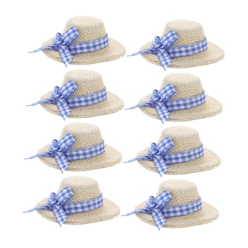 UPKOCH Puppenhaus Dekoration Mini Hüte Von Tiny Stroh Hüte Kopfbedeckungen Für Puppen Bowknots Enthalten Für UPKOCH Puppenhaus Dekoration Mini Hüte Von Tiny Stroh Hüte Kopfbedeckungen Für Puppen Bowknots Enthalten Für von UPKOCH