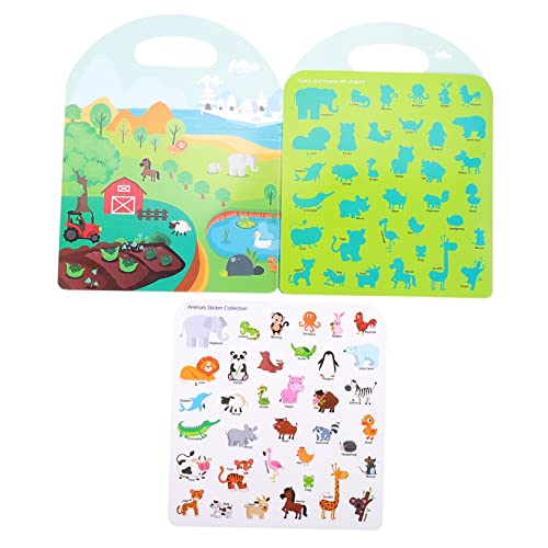 UPKOCH Puzzle -aufkleberspielzeug Stickerbuch Aufkleberbuch Für Kid Sticker Book Aufklärungsbuch Für Stickerbuch Für Mädchen Kinderstockbücher Beschichtetes Papier von UPKOCH