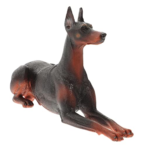 UPKOCH Simulation Durbin-Modell Spielzeug Für Kleinkinder Desktop-hundedekoration Hundestatuen Hundeornament Hundefiguren Für Kinder Spielzeug Für Kleine Hunde Hündchen Sammlung Plastik von UPKOCH