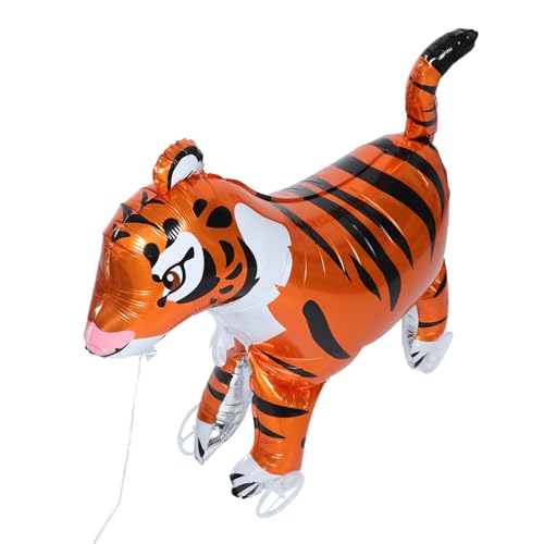 UPKOCH Stehender Tiger Luftballon mit Rädern Aufblasbare Tierdekoration für Kindergeburtstagsfeiern und Partys für Drinnen und Draußen UPKOCH Stehender Tiger Luftballon mit Rädern Aufblasbare Tierdekoration für Kindergeburtstagsfeiern und Partys für Drinnen und Draußen von UPKOCH