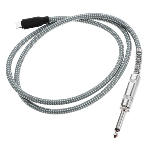 UPKOCH USB C Gitarrenkabel Hochkompatibles Audio Kabel für Elektrische Gitarren Smartphones und Pcs für Studioaufnahmen und Live Performances von UPKOCH