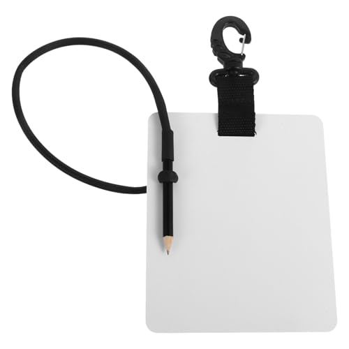 UPKOCH Unterwasser Schreibtafel mit Drehclip Leichte Handwriting Platte für Taucher Notizgerät für Unterwasserkommunikation für Notizen und Skizzen Must Have für Wassersportliebhaber UPKOCH Unterwasser Schreibtafel mit Drehclip Leichte Handwriting Platte für Taucher Notizgerät für Unterwasserkommunikation für Notizen und Skizzen Must Have für Wassersportliebhaber von UPKOCH