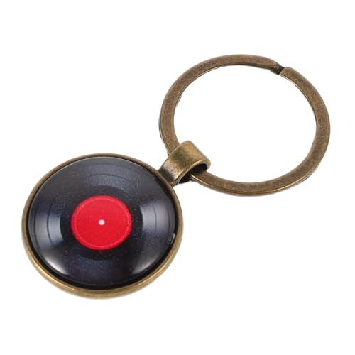 UPKOCH Vinyl-platten Schlüsselanhänger Für Musikliebhaber Retro Pendant Für Rucksack Tasche Leicht Und Vielseitig Einzigartiges Design Für Stilvolle Akzente von UPKOCH