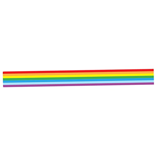UPKOCH Wandaufkleber für Kinderzimmer Kreativer Regenbogen Wandtattoo für Kindergarten Selbstklebend Abnehmbar Dekorativ Hochwertiges Einfach Anzubringen von UPKOCH