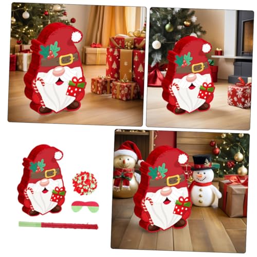 UPKOCH Weihnachts Pinata Gnom aus Stabilem Karton mit Farbigem Krepppapier Hängend Wiederverwendbar Einfach zu Befüllen Festliche Weihnachtsdeko für Partyspaß und Themenfeiern UPKOCH Weihnachts Pinata Gnom aus Stabilem Karton mit Farbigem Krepppapier Hängend Wiederverwendbar Einfach zu Befüllen Festliche Weihnachtsdeko für Partyspaß und Themenfeiern von UPKOCH
