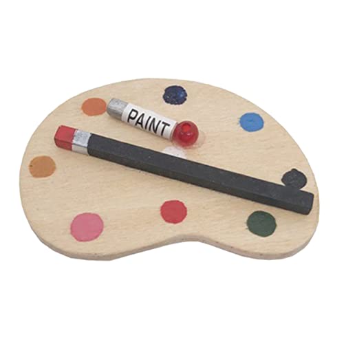 UPKOCH Zeichenbrett-Palette Zubehör Für Puppenhäuser Miniatur-puppenhauszubehör Requisiten Für Bjd Puppenstubenmöbel Paletten Zum Bemalen Von Puppen Bjd-zubehör Bjd-Requisiten MDF von UPKOCH