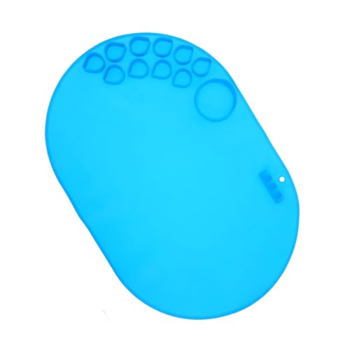 UPKOCH Zeichenbrett aus Silikon Malblock für Kunst Künstler malen silikon bastelmatte silikon malunterlage DIY Epoxid-Silikon-Matte Malutensilien für Kieselgel Blue von UPKOCH