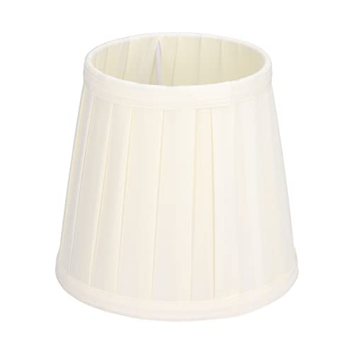 UPQRSG 6 Teiliger Lampenschirm, Stoffe, Verschleißfest, Weich, Exquisiter Lampenschirm, Hohe Lichtdurchlässigkeit, Sicherheit, Eingebauter Metall Eisenclip, Lampenschirme mit E14 Gewinde, für Zuhause von UPQRSG