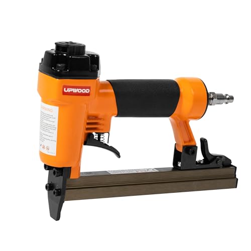 UPWOOD 7116 Pneumatischer Heftgerät, 22 Gauge, 3/8 Zoll Krone, 1/4 Zoll bis 5/8 Zoll Länge, luftbetriebenes Polsterhefter für Tischlerei, Holzbearbeitung und Heimwerkerprojekte UPWOOD 7116 Pneumatischer Heftgerät, 22 Gauge, 3/8 Zoll Krone, 1/4 Zoll bis 5/8 Zoll Länge, luftbetriebenes Polsterhefter für Tischlerei, Holzbearbeitung und Heimwerkerprojekte von UPWOOD
