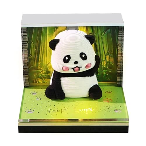 3D-Kalender 2026, Zeitmess-Kalender 2026, kreativer Bambuswald, Panda-Modell, Papierskulptur, Schreibtischkalender mit Lichtern, abreißbarer Kalender, Kunst-Notizblock, Schreibtisch-Dekoration 3D-Kalender 2026, Zeitmess-Kalender 2026, kreativer Bambuswald, Panda-Modell, Papierskulptur, Schreibtischkalender mit Lichtern, abreißbarer Kalender, Kunst-Notizblock, Schreibtisch-Dekoration von UQSENEUX