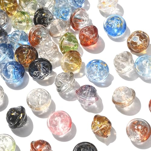 UR URLIFEHALL 100 Stück transparente Glasplanetenperlen Cosmic Planeten lose Glasperlen für DIY Handwerk Girlande Schmuckherstellung Heimdekoration UR URLIFEHALL 100 Stück transparente Glasplanetenperlen Cosmic Planeten lose Glasperlen für DIY Handwerk Girlande Schmuckherstellung Heimdekoration von UR URLIFEHALL