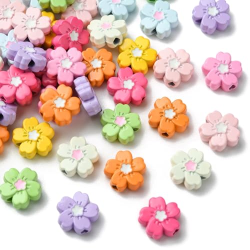 UR URLIFEHALL 45 Stück 9 Stile Backfarbe Metall Blumen Perlen - Niedliche Blumenförmige Perlen für Schmuckherstellung, Handwerk, Garten und Heimdekoration UR URLIFEHALL 45 Stück 9 Stile Backfarbe Metall Blumen Perlen - Niedliche Blumenförmige Perlen für Schmuckherstellung, Handwerk, Garten und Heimdekoration von UR URLIFEHALL