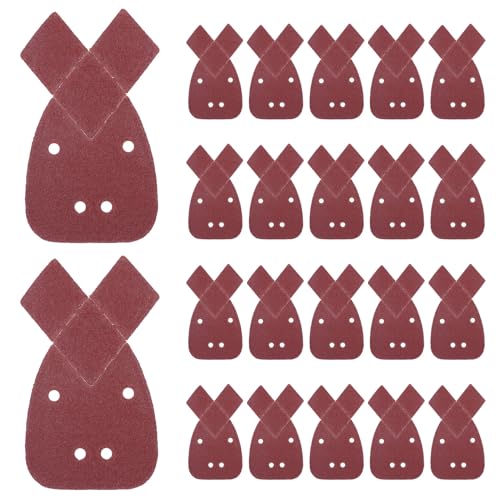 URAQT Mouse Schleifpapier, 22 Stück Schleifblätter Klett Maus Detailschleifpapier Detail Schleifblätter Maus mit 2 Zusätzlichen Ersatzköpfen 4 Löcher Körnung 80 Körnungen für Black Decker URAQT Mouse Schleifpapier, 22 Stück Schleifblätter Klett Maus Detailschleifpapier Detail Schleifblätter Maus mit 2 Zusätzlichen Ersatzköpfen 4 Löcher Körnung 80 Körnungen für Black Decker von URAQT