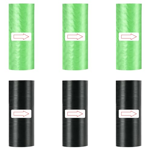 URAQT Müllbeutel, 90 Stück 6 Rollen Klein Müllbeutel für Auto Mini Müllbeutel Müllsäcke für Auto Haushalt Lebensmittel Küche Schwarz Grün URAQT Müllbeutel, 90 Stück 6 Rollen Klein Müllbeutel für Auto Mini Müllbeutel Müllsäcke für Auto Haushalt Lebensmittel Küche Schwarz Grün von URAQT