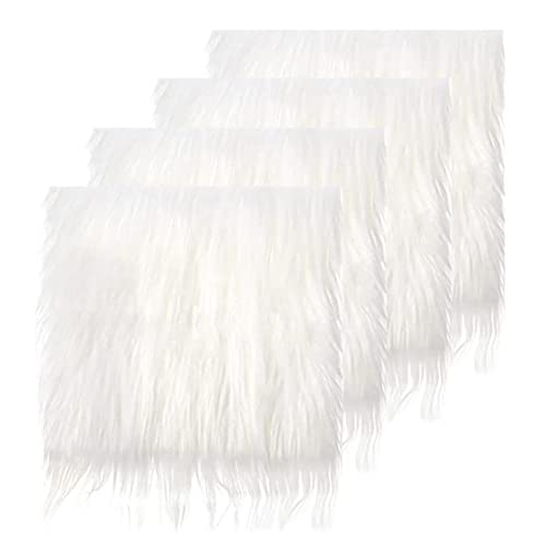 4 Stück DIY Flauschiger Kunstpelzstoff Langflor Kunstpelz Nähstoff Weicher Kunstpelz Plüschstoff Langflor Kunstpelz für BastelarbeitenWeiß 4 Stück DIY Flauschiger Kunstpelzstoff Langflor Kunstpelz Nähstoff Weicher Kunstpelz Plüschstoff Langflor Kunstpelz für BastelarbeitenWeiß von URFEDA