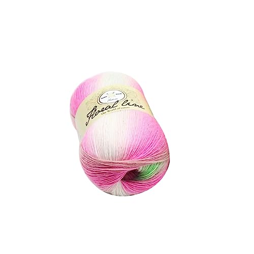 Baumwollgarn Häkelgarn Häkelgarn Farbverlauf Baumwollgarn 400M Häkelmaterial Gefärbtes Farbverlauf Baumwollgarn Häkelgarn Rolle zum Handstricken DIY Pullover Decke Kostüm Garn Garn von URFEDA