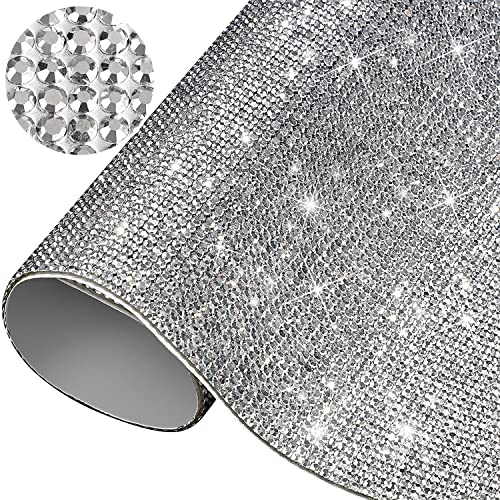 Bling Bling Kristall Strass Aufkleber,Glitzersteine Selbstklebend Glitzer Strass Kristall Edelstein Aufkleber,DIY Diamant Strasssteine zum Aufkleben für Schuhe Kleidung Telefon Fall Auto Dekorationen von URFEDA