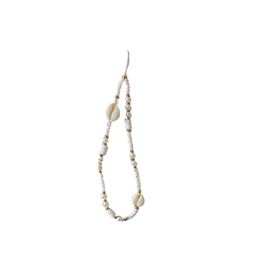 Handy Handgelenk Lanyard, Telefonkette Böhmische Anti-Verlorene Handykette Handy Straps Perlen Telefon Handgelenk Gesicht Charme Perlen Telefon Anhänger für Mobile Handy Hängen Chian für Frauen Type C von URFEDA