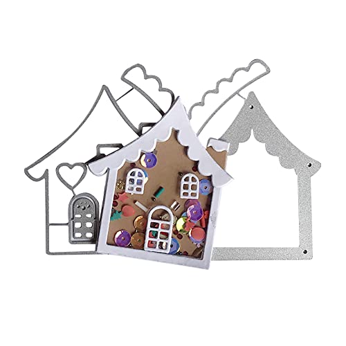 Metall Stanzschablone Weihnachten, Weihnachtshaus Stanzschablone Grußkarte Stanzformen Scrapbooking Prägeschablonen Metall Stanzformen Schneiden Cutting Dies für DIY Album Scrapbooking Karten Deko Metall Stanzschablone Weihnachten, Weihnachtshaus Stanzschablone Grußkarte Stanzformen Scrapbooking Prägeschablonen Metall Stanzformen Schneiden Cutting Dies für DIY Album Scrapbooking Karten Deko von URFEDA