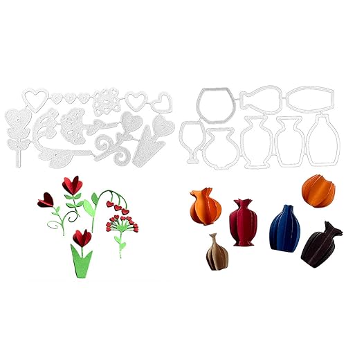 Stanzschablonen Metall Stanzform Metall Schneiden Schablonen Blumen und Blumenvase Stanzformen Metall Prägeschablonen Stanzformen Cutting Dies für DIY Scrapbooking Karten Handwerk Geschenk Stanzschablonen Metall Stanzform Metall Schneiden Schablonen Blumen und Blumenvase Stanzformen Metall Prägeschablonen Stanzformen Cutting Dies für DIY Scrapbooking Karten Handwerk Geschenk von URFEDA