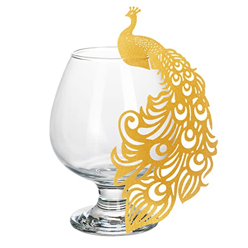 Tischkarten für Weingläser,50 Stücke Hochzeit Tischkarten Platzkarten 3D Pfau Laser Schnitt Namenskarten Tischdeko Karte Hochzeitsgast Karten für Weinglas Bankette Tischdekoration Geburtstag Party Tischkarten für Weingläser,50 Stücke Hochzeit Tischkarten Platzkarten 3D Pfau Laser Schnitt Namenskarten Tischdeko Karte Hochzeitsgast Karten für Weinglas Bankette Tischdekoration Geburtstag Party von URFEDA