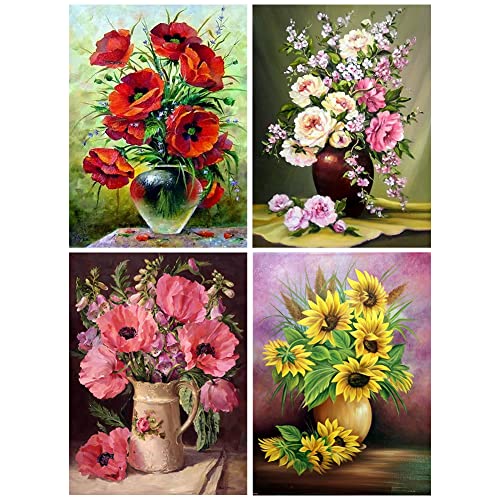 URFEDA Diamond Painting, 4er Set DIY 5D Diamant Painting Bilder Erwachsene, Diamond Painting Set Erwachsene Kinder Bäume Vögel Blumen DIY Cross Stickerei Diamant Malerei für Home Wand Décor (20x30cm) URFEDA Diamond Painting, 4er Set DIY 5D Diamant Painting Bilder Erwachsene, Diamond Painting Set Erwachsene Kinder Bäume Vögel Blumen DIY Cross Stickerei Diamant Malerei für Home Wand Décor (20x30cm) von URFEDA