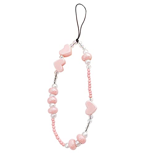 URFEDA Handykette Perlen Handy Lanyard Handyanhänger Böhmische Herz Perle Handykette Telefon Anhänger Anti Verlorene Telefon Kette Handgelenkschlaufe Schlüsselbund Handy Schmuck Hängen Chian Rosa URFEDA Handykette Perlen Handy Lanyard Handyanhänger Böhmische Herz Perle Handykette Telefon Anhänger Anti Verlorene Telefon Kette Handgelenkschlaufe Schlüsselbund Handy Schmuck Hängen Chian Rosa von URFEDA