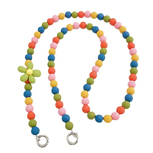 URFEDA Perlen Handykette Bunte Perlen Handy Lanyard Handy Hülle Anhänger Blumen Telefon Kette Handgelenkschlaufe Schlüsselbund Anti Verlorene Handy Schmuck Hängen Chian für Damen Und Mädchen Typ A URFEDA Perlen Handykette Bunte Perlen Handy Lanyard Handy Hülle Anhänger Blumen Telefon Kette Handgelenkschlaufe Schlüsselbund Anti Verlorene Handy Schmuck Hängen Chian für Damen Und Mädchen Typ A von URFEDA