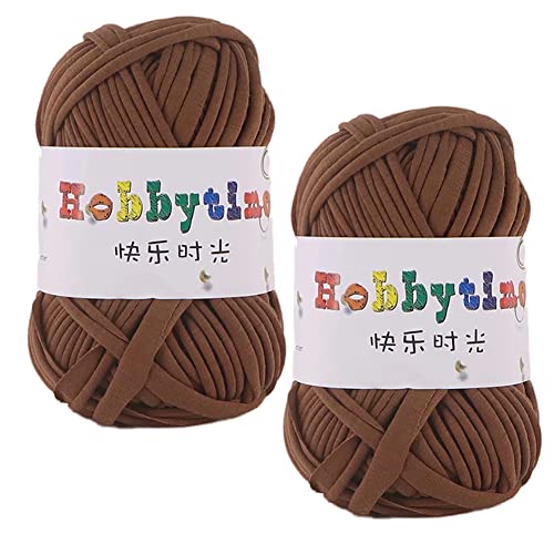 URFEDA Rollen gestrickte Garnstränge Handarbeit Baumwollgarne 50 g Häkelgarn weiche mitteldicke Stränge Baumwollgarn Strickgarn Stoff Stoff T Shirt Garn Teppichgarn aus Baumwolle Polyester, Braun URFEDA Rollen gestrickte Garnstränge Handarbeit Baumwollgarne 50 g Häkelgarn weiche mitteldicke Stränge Baumwollgarn Strickgarn Stoff Stoff T Shirt Garn Teppichgarn aus Baumwolle Polyester, Braun von URFEDA