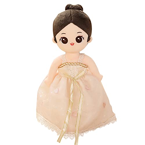 Weiche Stoffpuppe Stoffpuppe Fee Plüschtier Prinzessin Kuschelpuppe Weich- Stoffpuppen Kleidung Und Babypuppe Kuschelpuppe Plüsch Puppen Schlafkissen für Kinder Weihnacht Geburtstage Geschenk Sekt von URFEDA