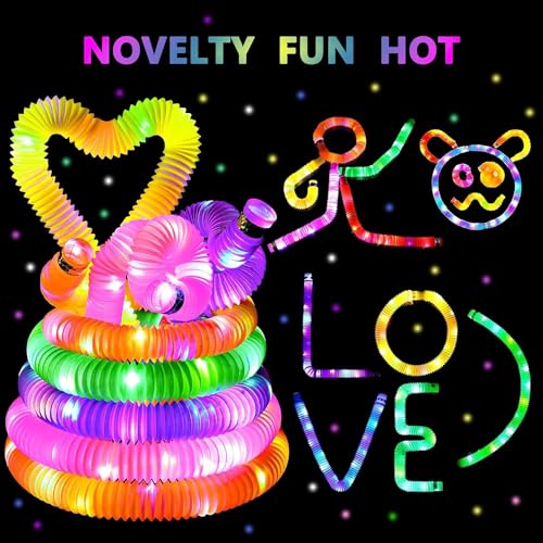 Leuchtstäbe Lichtröhren LED Pop Tubes Knicklichter Mitbringsel Kindergeburtstag Kleine Geschenke Party Dekoration Halloween Advent Weihnachten Hochzeit Camping Konzert Geschenk (12 Stück) Leuchtstäbe Lichtröhren LED Pop Tubes Knicklichter Mitbringsel Kindergeburtstag Kleine Geschenke Party Dekoration Halloween Advent Weihnachten Hochzeit Camping Konzert Geschenk (12 Stück) von URMATRIX