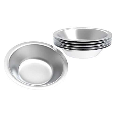 URPIZY 6-teiliges Modell-Malgefäß, Metall, Edelstahl-Farbschalen-Set, Modern, Funktional, Silber von URPIZY