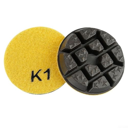 Trockene Polierpad-Set 4-Stufen 3 Zoll 80Mm Schleifscheiben Für Granit Marmor Beton Quarz Schleifpad Diamantschleifer Polierwerkzeug Trocken-Nass-Anwendung(NO1) von URPIZY